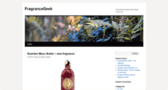 Desktop Screenshot of fragrancegeek.com